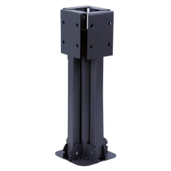 Base de sombrilla Aktive Garden en cruz 4 patas 38/50mm negro Ø86x34 cm