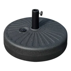 Base de sombrilla Outsunny rellenable 38/48mm negro Ø51x30,5cm