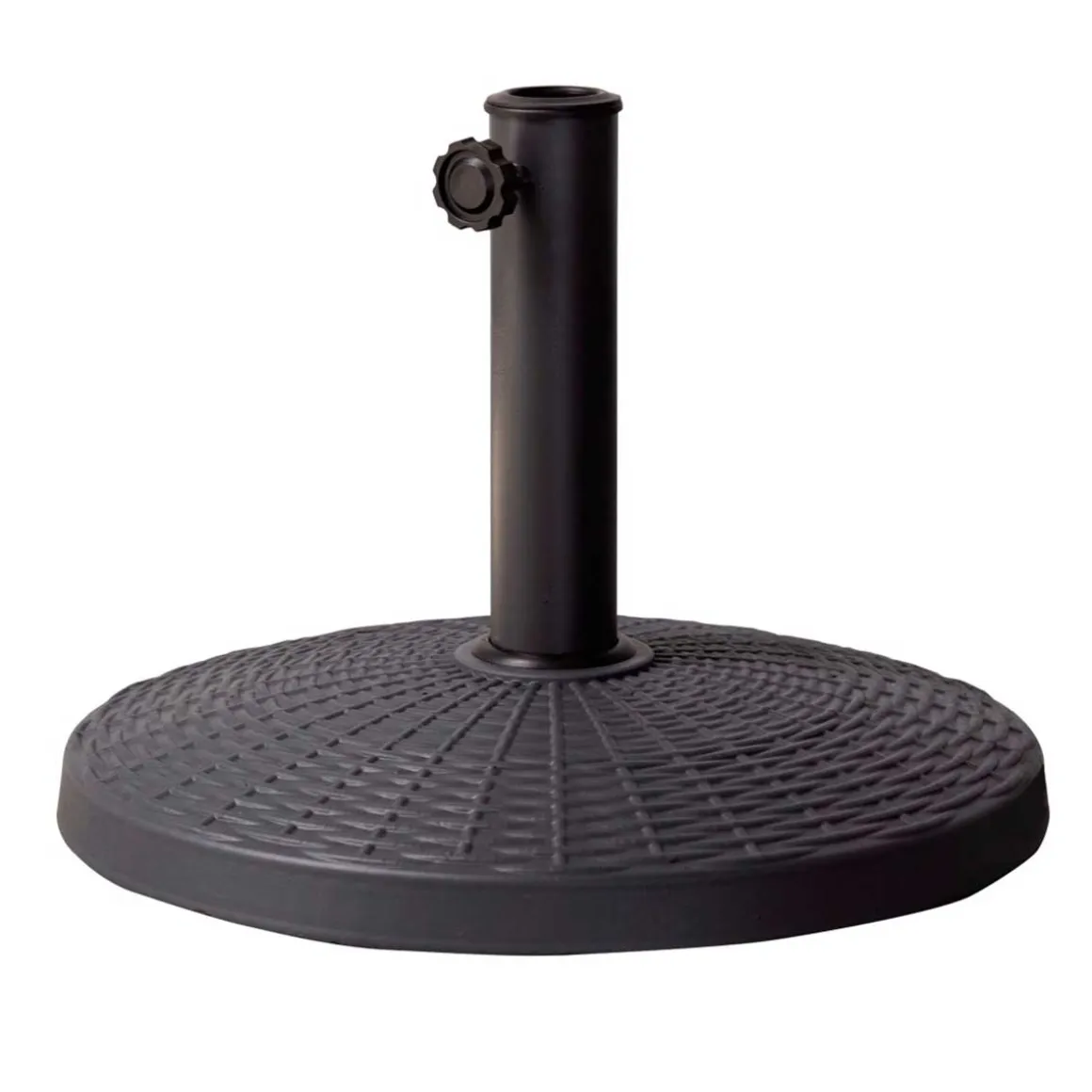 Base para sombrilla Aktive Garden forma redonda 10kg antracita 33,5xØ44,5 cm