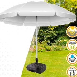 Base para sombrilla Aktive Garden forma cuadrada 48kg 40x56x56 cm