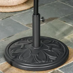 Base para sombrilla Nina Outsunny 35/38/48 mm negro Ø48 cm