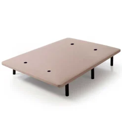 Base tapizada Luxury 3D Matris tejido strech multielástico marrón