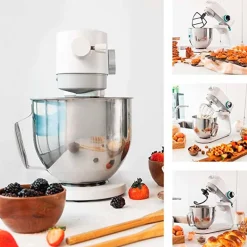 Batidora amasadora Cecotec Twist&Fusion 4000 Luxury White 800W 5,2L blanco