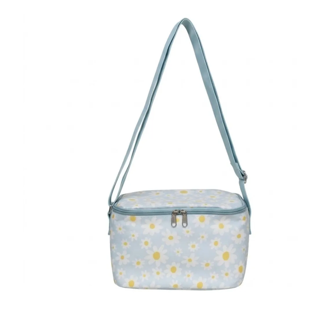 Bolsa térmica Margaritas con 2 tuppers multicolor 13x17x23 cm