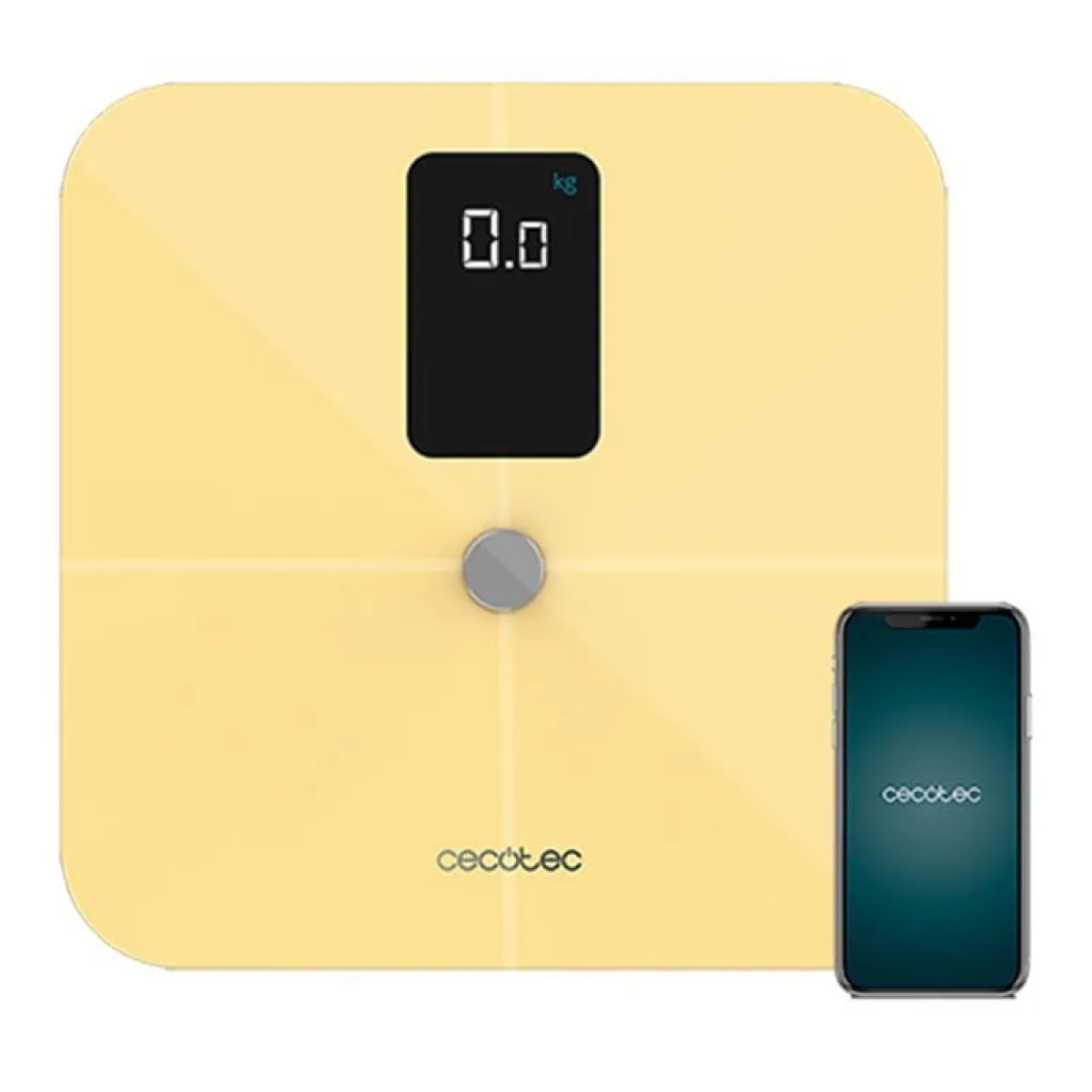 Báscula de baño Cecotec Surface Precision 10400 Smart Healthy Vision 600mAh Bluetooth/App