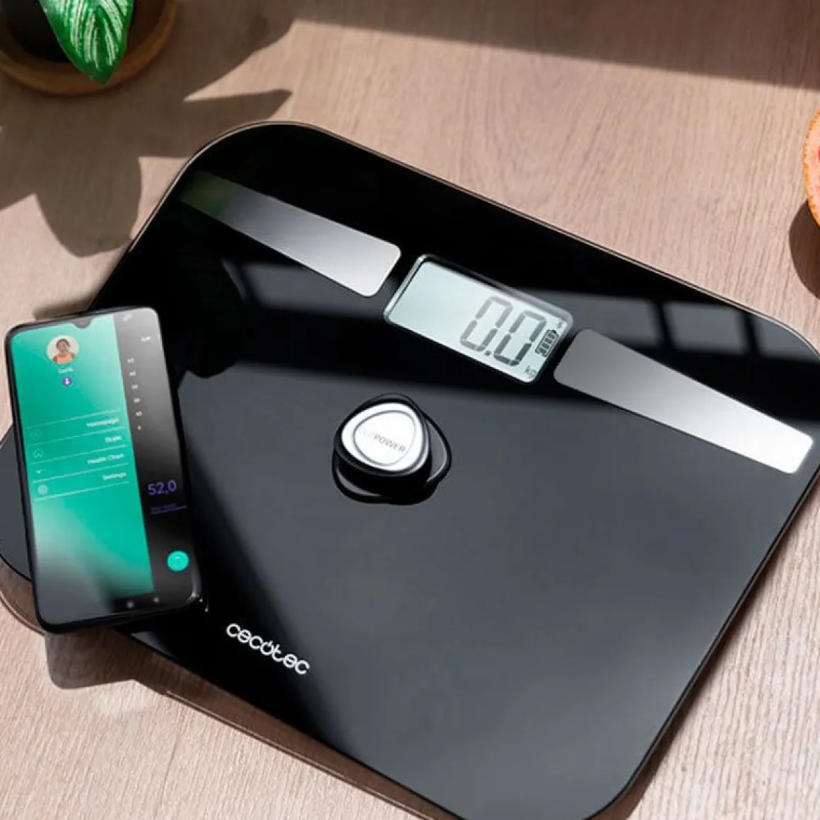 Báscula de baño Cecotec Surface Precision EcoPower 10200 Smart Healthy Bluetooth/App
