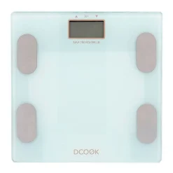 Báscula mide grasa de cristal Dcook