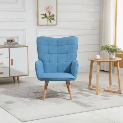 Butaca Dolgran Homcom respaldo alto con reposabrazos 101x71x76 cm