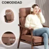 Butaca Elia Homcom respaldo alto 105x63,5x83 cm