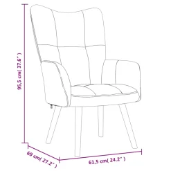 Butaca Harry asiento curvado + reposapiés