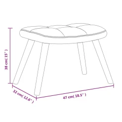 Butaca Harry asiento curvado + reposapiés
