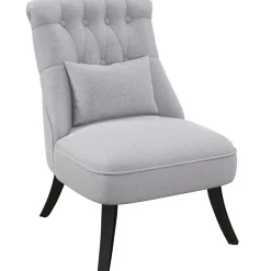 Butaca Kentia Homcom con cojín gris 77x52,5x69 cm