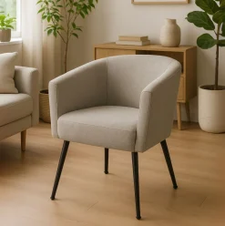 Butaca Melrose respaldo circular 70x66x64 cm