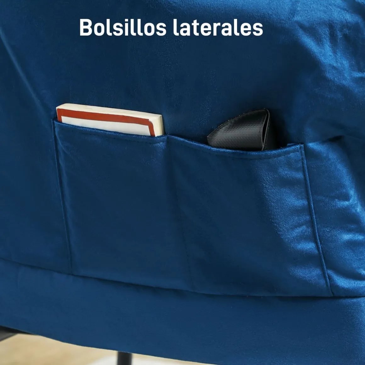 Butaca Nube Homcom con reposapiés 100x80x78 cm