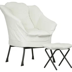 Butaca Nube Homcom con reposapiés 100x80x78 cm