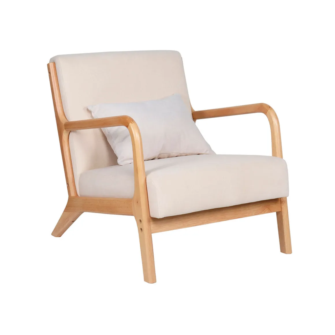 Butaca Tokio asiento acolchado tapizado microfibra 72x65x83 cm