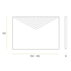 Cabecero Celorio tela Guata diseño líneas