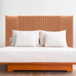 Cabecero Luarca tela Guata diseño líneas