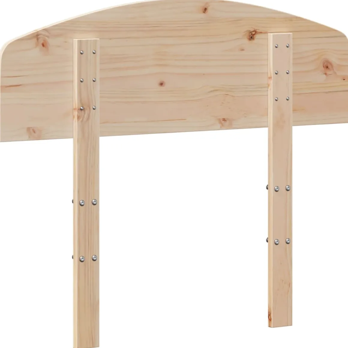 Cabecero Piña con patas madera maciza natural