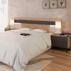 Cabezal de cama Soto LED 55x210x3 cm