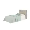 Cabezal para cama Ten compartimentos laterales 95x97,5x23,5 cm