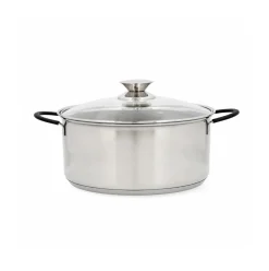 Cacerola Sensory Quid con tapa de cristal acero inoxidable