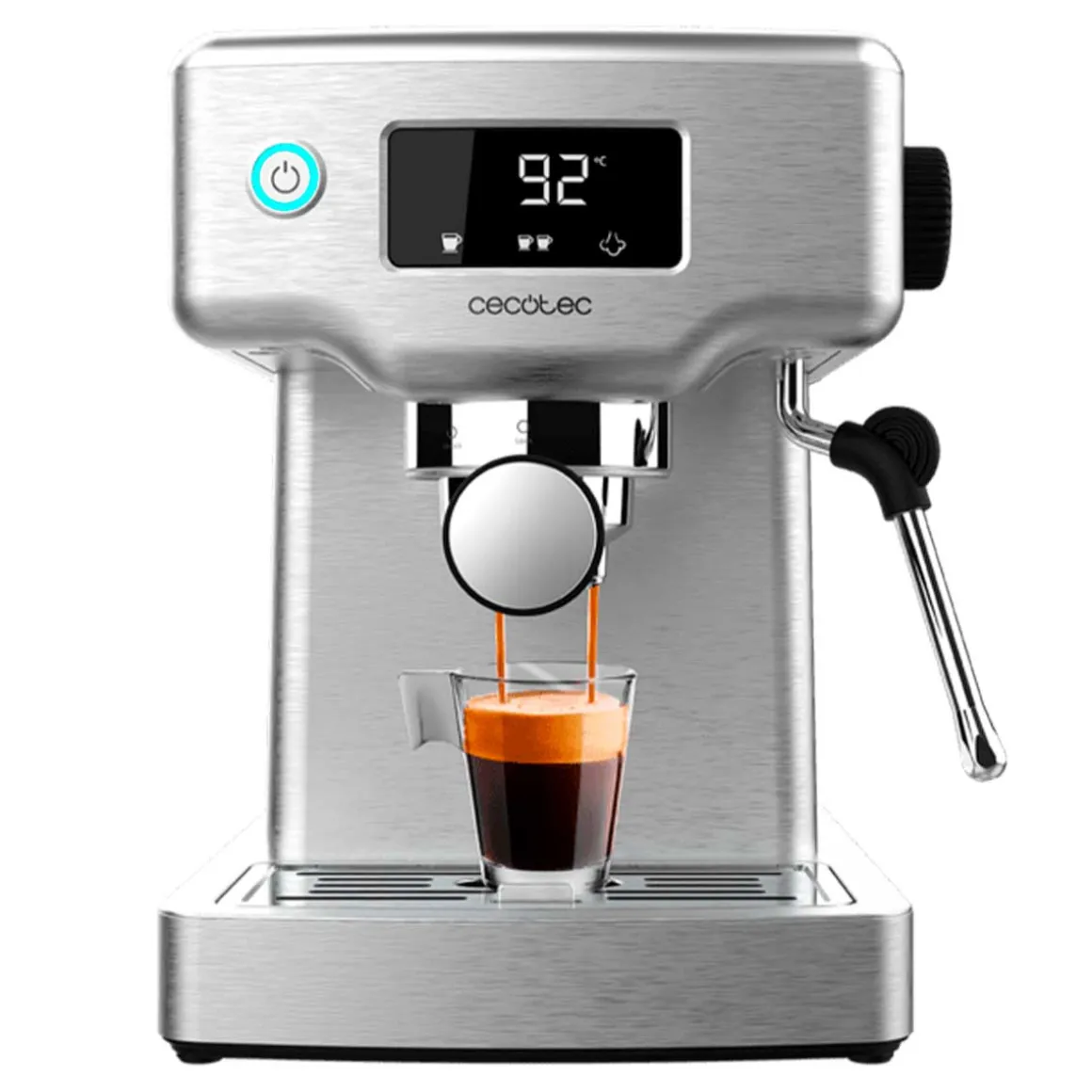 Cafetera Cecotec Power Espresso 20 Barista Compact 1465W 1,8L 20 bares inox