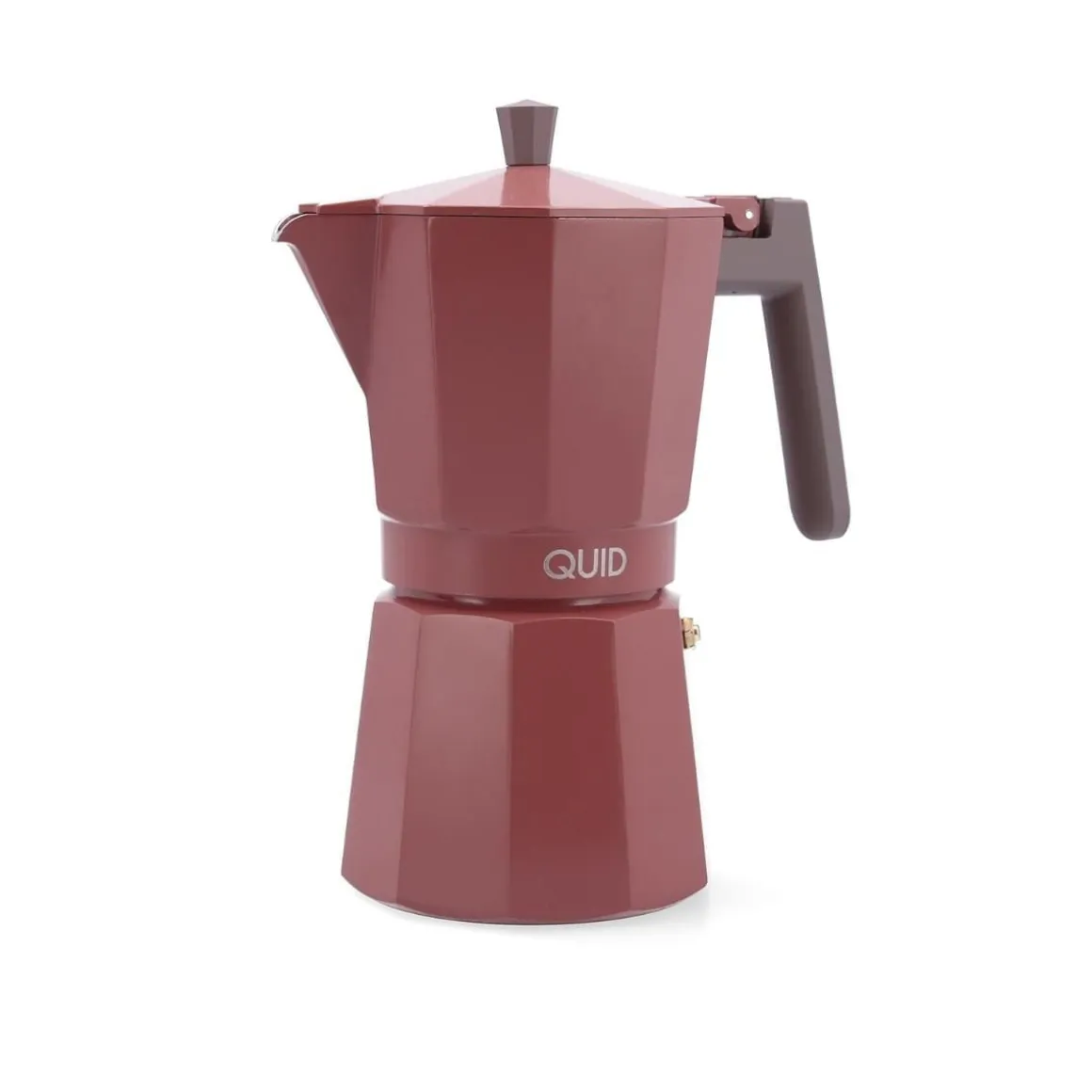 Cafetera Creta Quid aluminio fundido granate
