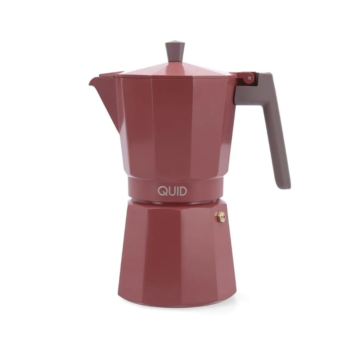 Cafetera Creta Quid aluminio fundido granate