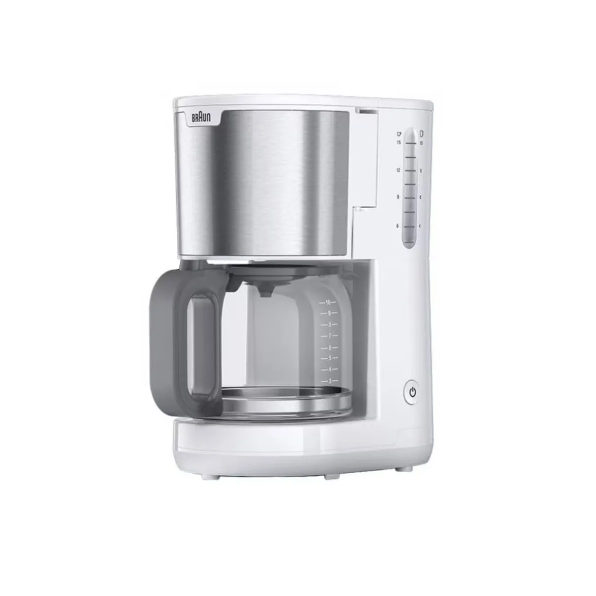 Cafetera de goteo Braun KF1500WH 10 tazas blanco/inox