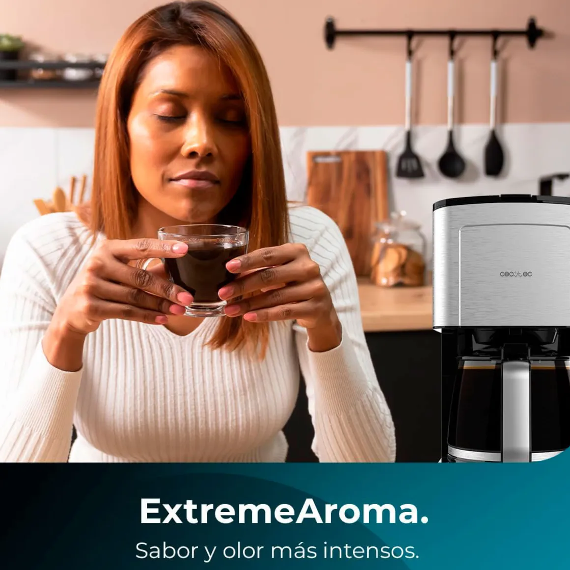 Cafetera de goteo Cecotec Coffee 56 800W inox