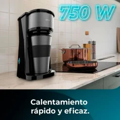 Cafetera de goteo Cecotec Coffee 66 Drop & Go 700W 420ml con termo inox
