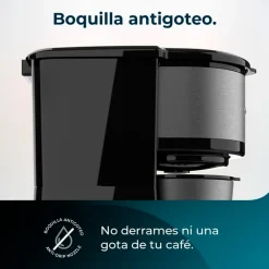 Cafetera de goteo Cecotec Coffee 66 Drop & Go 700W 420ml con termo inox
