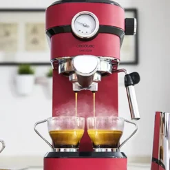 Cafetera espresso Cecotec Cafelizzia 790 Shiny Pro rojo