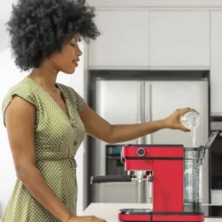 Cafetera espresso Cecotec Cafelizzia 790 Shiny Pro rojo