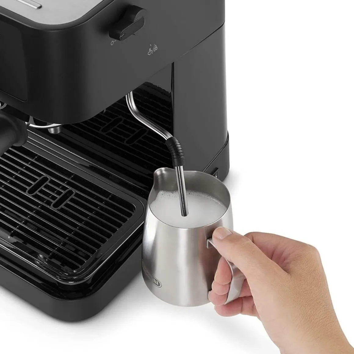 Cafetera espresso DeLonghi Stilosa EC235.BK 1100W 1L espumador flexible 1-2 tazas negro