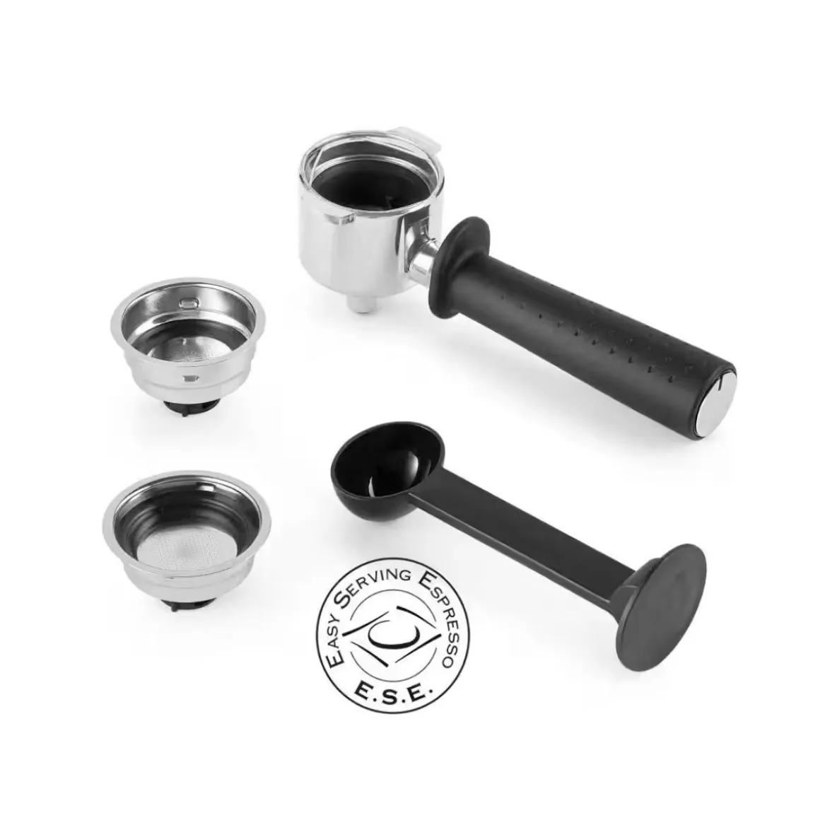 Cafetera espresso DeLonghi Stilosa 1100W 2 tazas con vaporizador negro