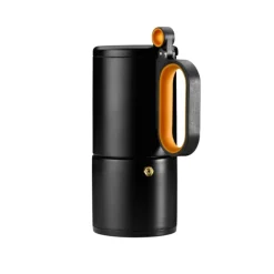 Cafetera italiana Bra A170416 Full Induction acero inoxidable negro 180 ml