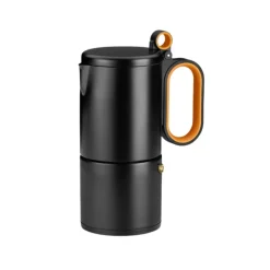 Cafetera italiana Bra A170416 Full Induction acero inoxidable negro 180 ml