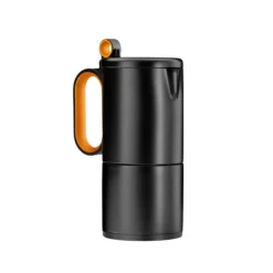 Cafetera italiana Bra A170416 Full Induction acero inoxidable negro 180 ml