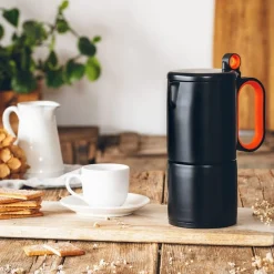 Cafetera italiana Bra A170416 Full Induction acero inoxidable negro 180 ml