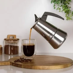 Cafetera italiana Cecotec Piccolina 200 acero inoxidable 100 ml