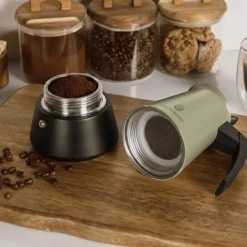 Cafetera italiana Piccolina 600 6 tazas acero inoxidable 300 ml