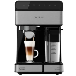 Cafetera semiautomática Cecotec Power Instant-ccino 20 Touch Nera 1350W 20 bares negro/inox
