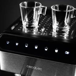 Cafetera semiautomática Cecotec Power Instant-ccino 20 Touch Nera 1350W 20 bares negro/inox
