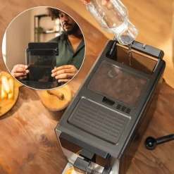 Cafetera superautomática Cecotec Cremmaet Steam 5 niveles Thermoblock altura regulable inox