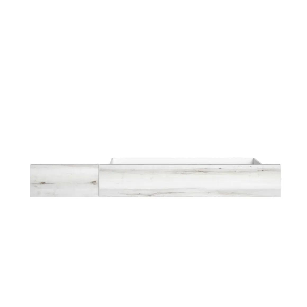 Cajón extraíble Terra para cama con ruedas albo 24,5x191x49,6 cm