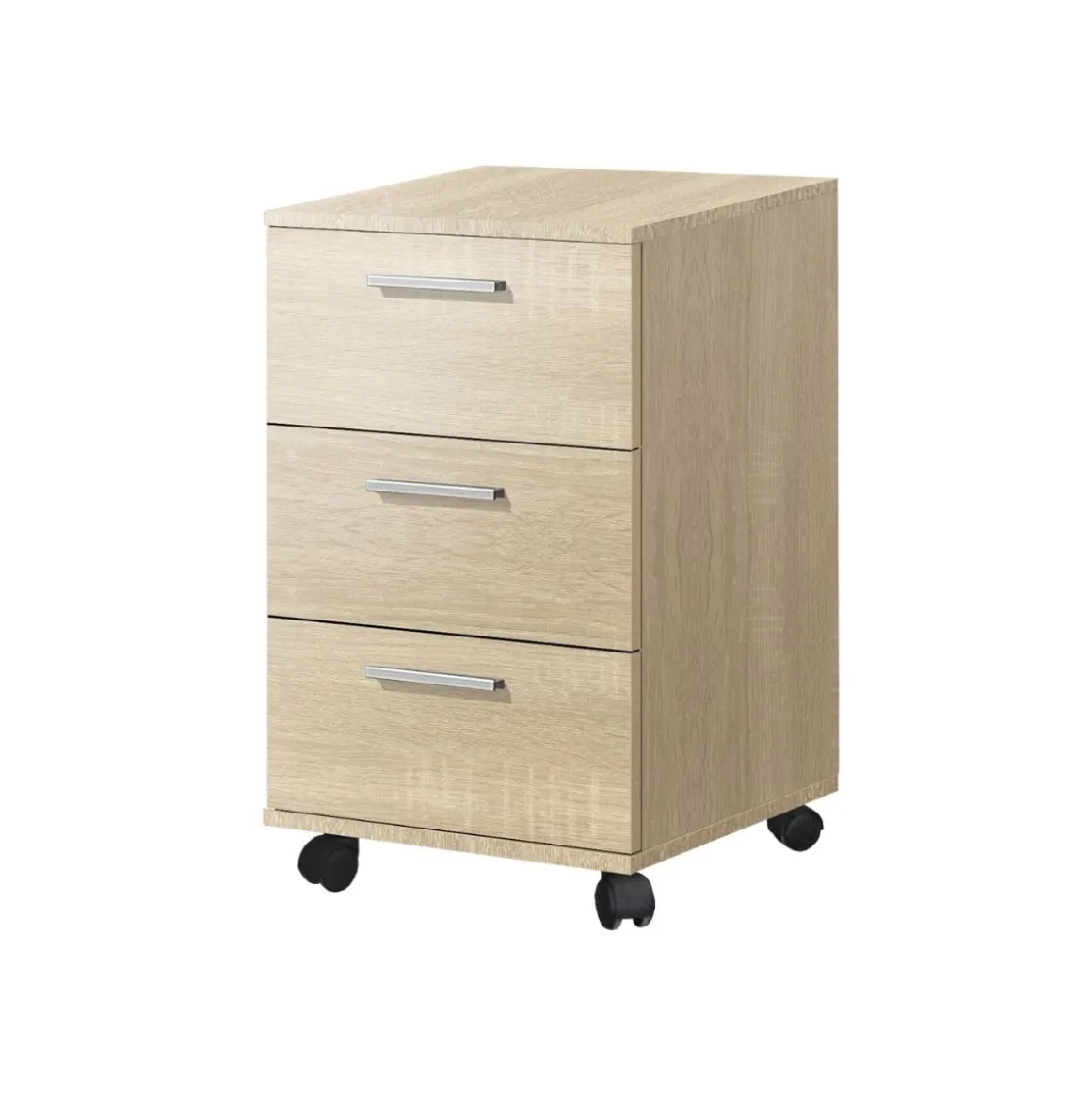 Cajonera Gabon 3 cajones con ruedas 67,5x41,6x35 cm