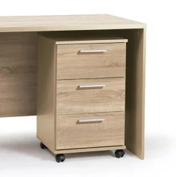 Cajonera Gabon 3 cajones con ruedas 67,5x41,6x35 cm