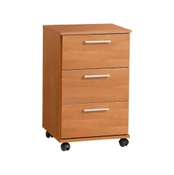 Cajonera Gabon 3 cajones con ruedas 67,5x41,6x35 cm